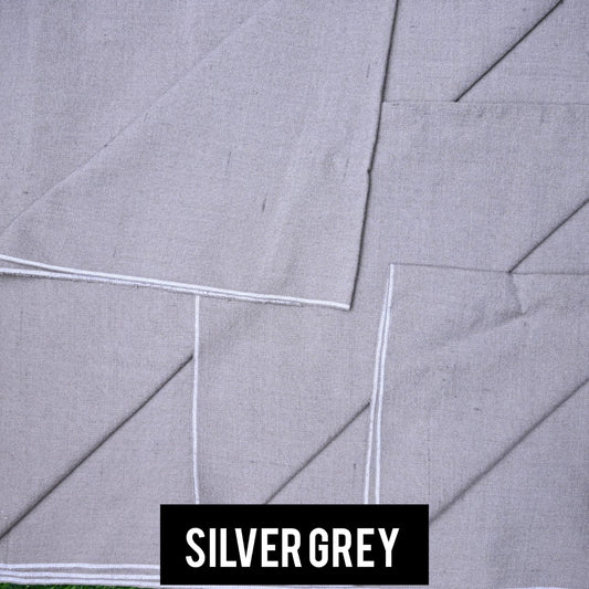 Charsadda Handmade Kadhar For Men Pure Wool (Silver Grey )