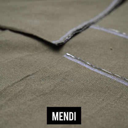 Charsadda Handmade Kadhar For Men 100% Pure Wool ( Mehndi   )