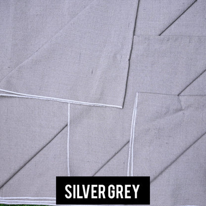 Charsadda Handmade Kadhar For Men  Pure Wool (Silver Grey )